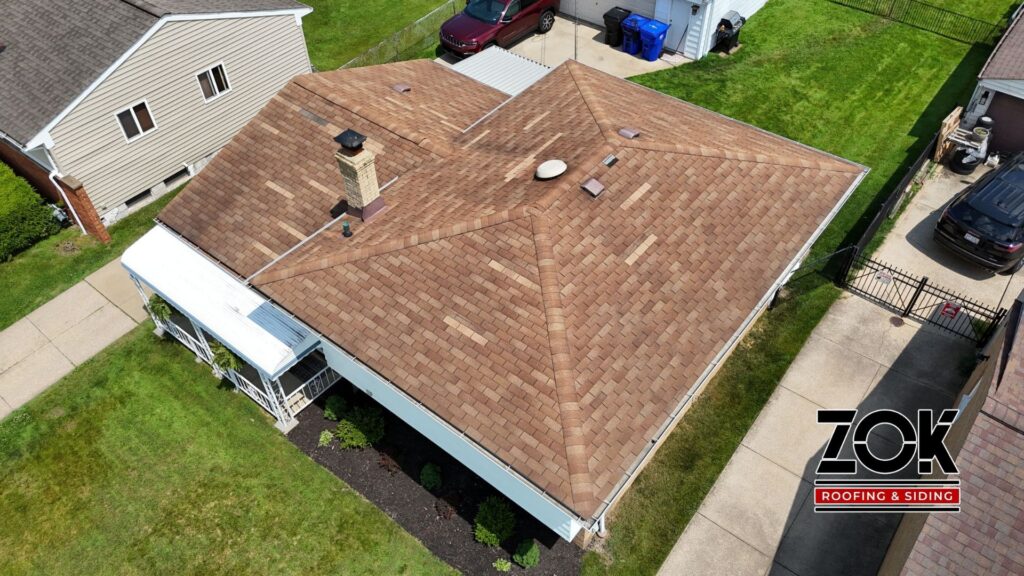 Zok Roofing Example in Cleveland