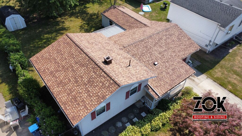 Zok Roofing Example in Lorain